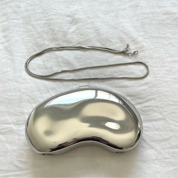 Mango Metallic Clutch Bag - Picture 2 of 6